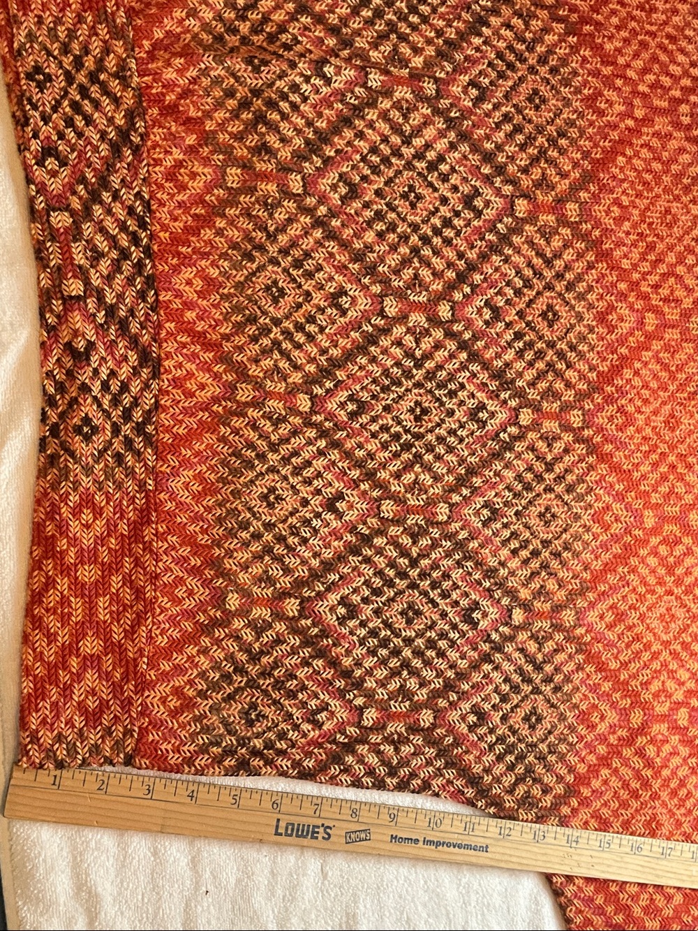 Ruby Rd. Rust Multi-Pattern Knit Tunic - Picture 5 of 5